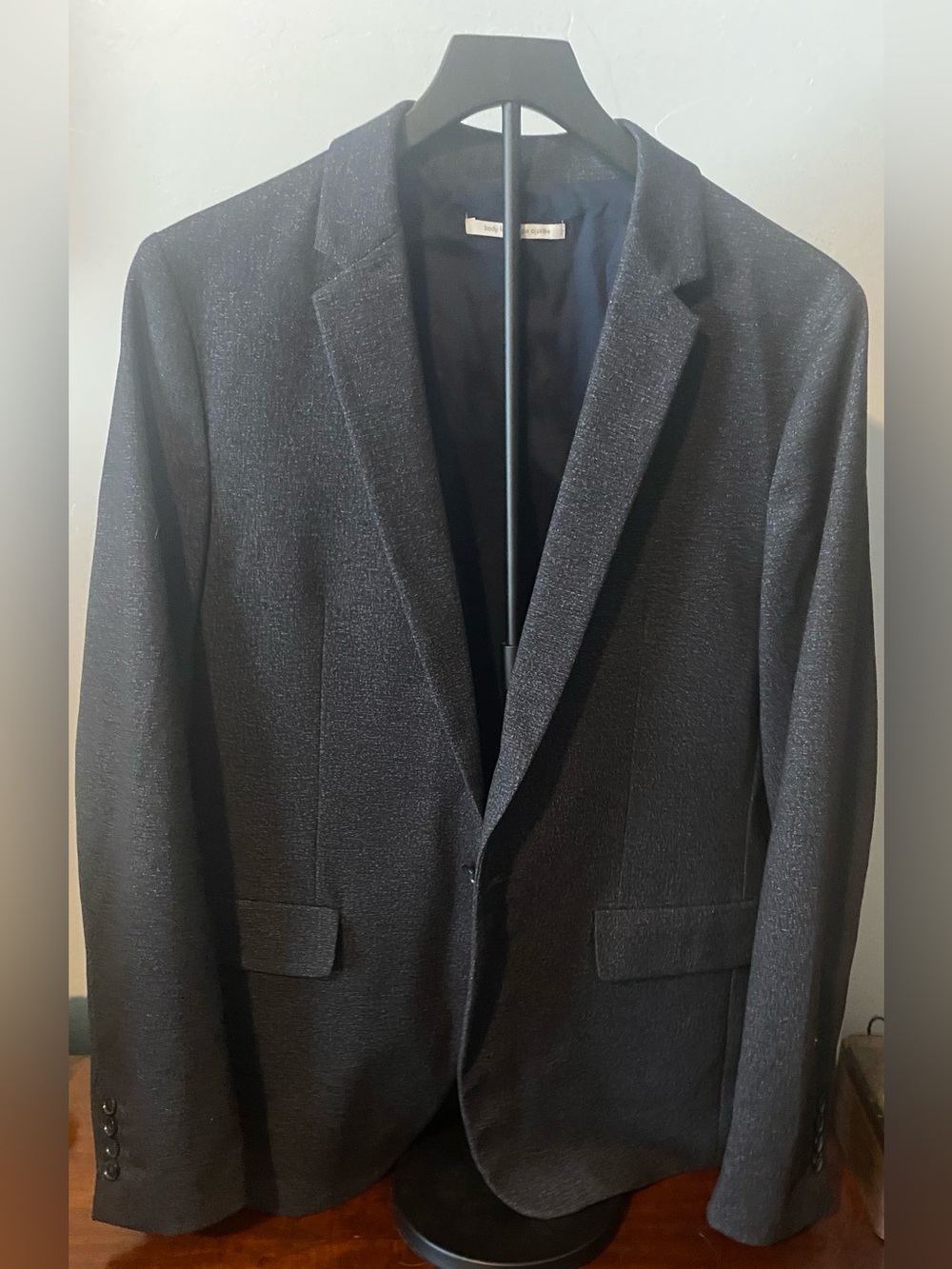 Calvin Klein Men's Black Textured Sport Coat